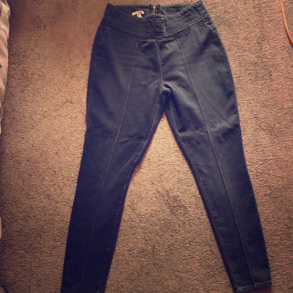 Distressed jeans